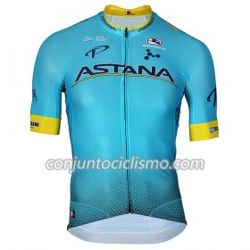 Maillot mangas cortas 2018 Astana Pro Team N001